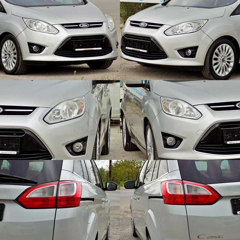 Ford Grand C-Max 1.6TDCi/NAVi/КЛИМАТРОНИК/ПАНОРАМА/7м., снимка 14 - Автомобили и джипове - 54360472