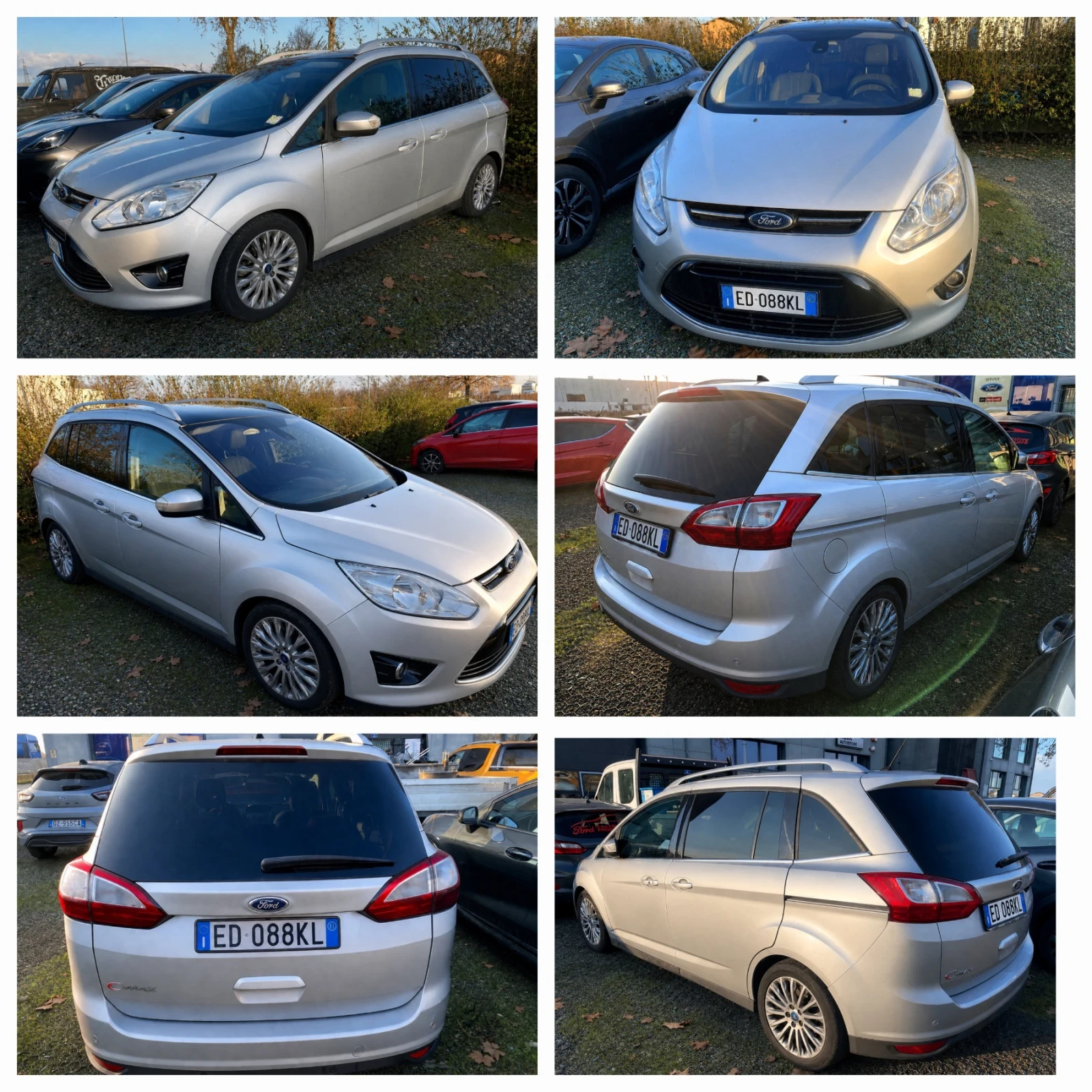 Ford Grand C-Max 1.6TDCi/NAVi/КЛИМАТРОНИК/ПАНОРАМА/7м., снимка 16 - Автомобили и джипове - 54360472
