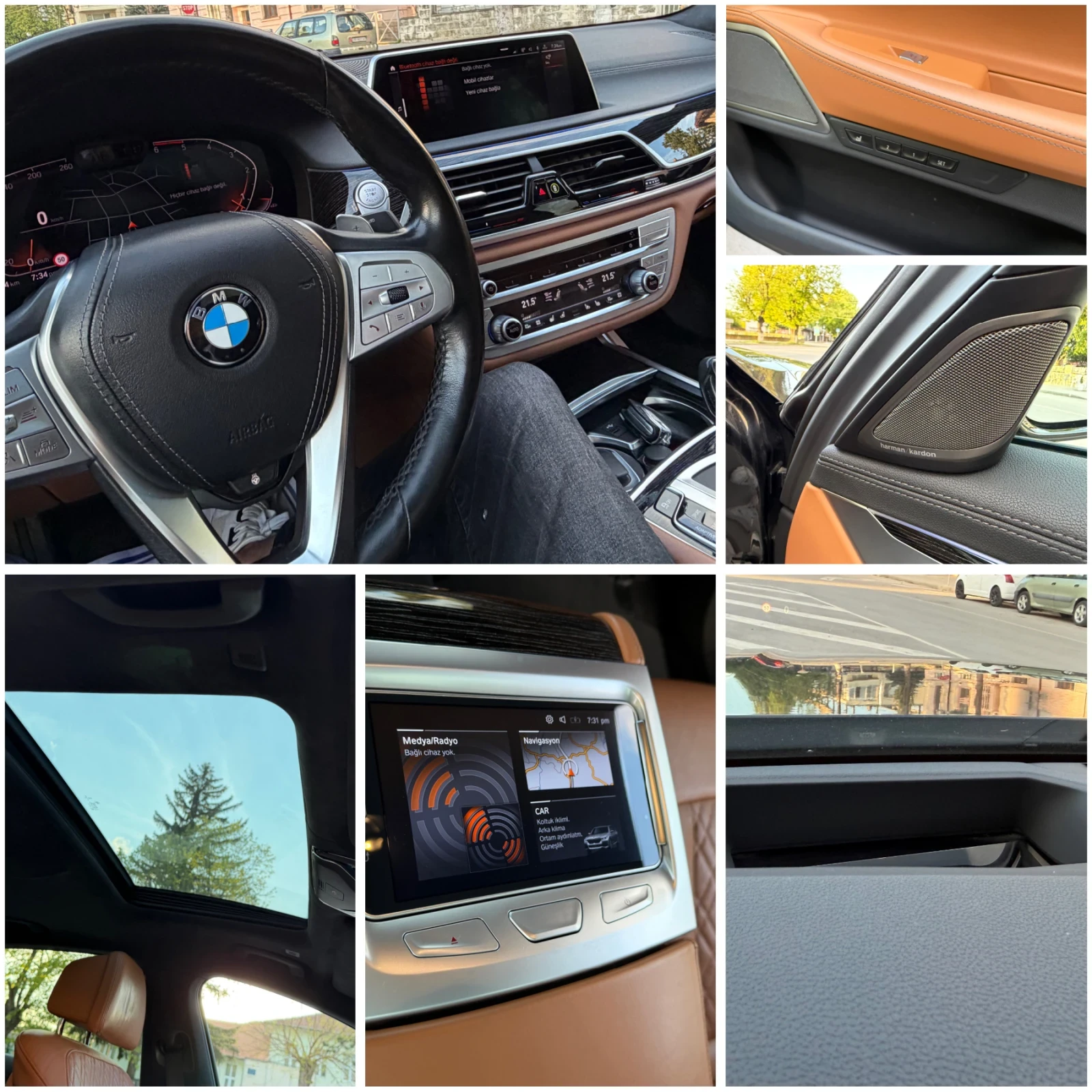 BMW 730 D X-drive Carbon core/Facelift/Lazer light/ Full , снимка 10 - Автомобили и джипове - 55446171