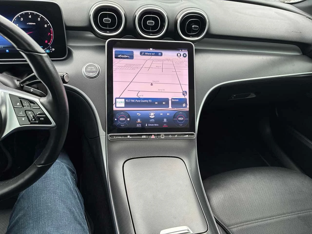 Mercedes-Benz C 300 * ПАНО* КЕЙЛЕС* ПОДГРЕВ* , снимка 9 - Автомобили и джипове - 53932120