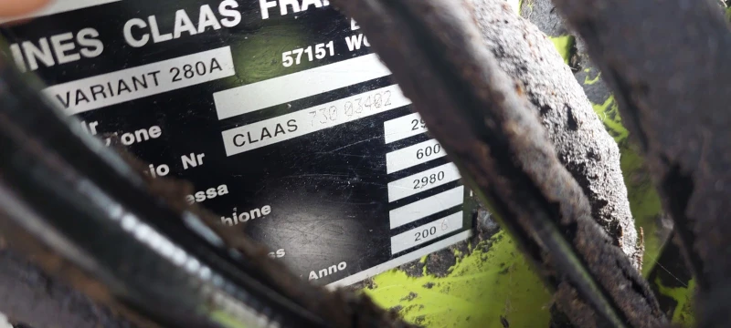 Балировачка Claas Variant 280, снимка 8 - Селскостопанска техника - 52213957