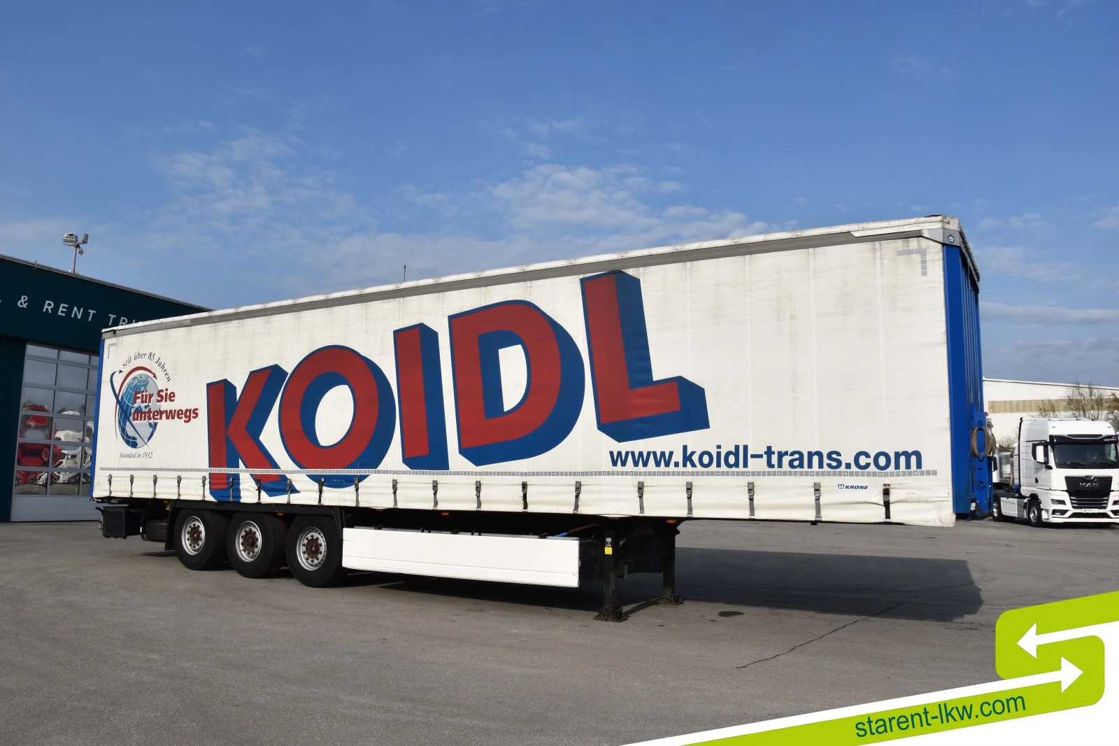 Полуремарке Krone TR26090, снимка 3 - Ремаркета - 53783843