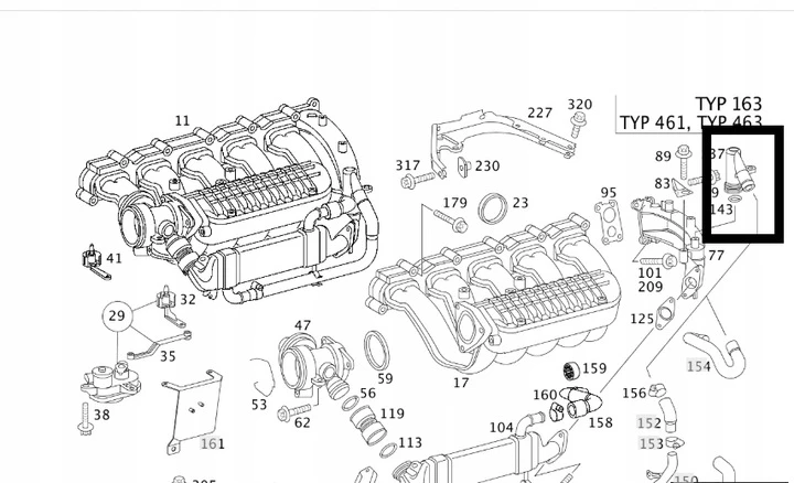  / EGR ML W163/G W461/W463 2.7 CDI A6122030008 | Mobile.bg   2