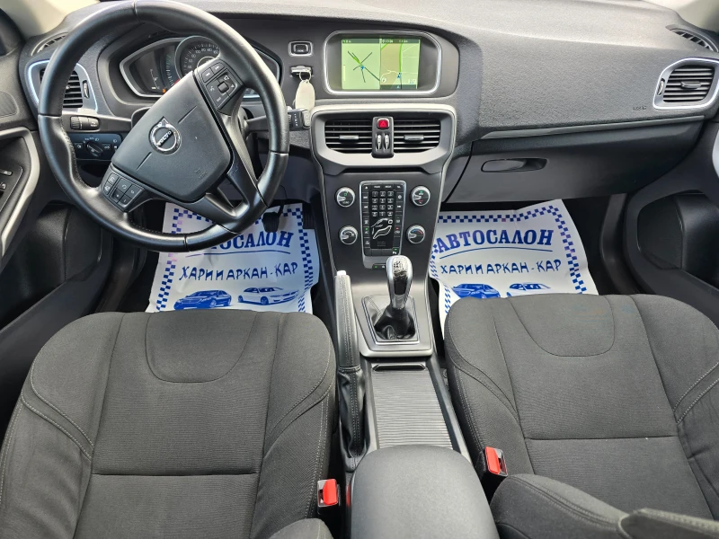 Volvo V40 2.0D2-FACE-ЕВРО 6В-НАВИГАЦИЯ-6 СКОРОСТИ, снимка 12 - Автомобили и джипове - 51722277