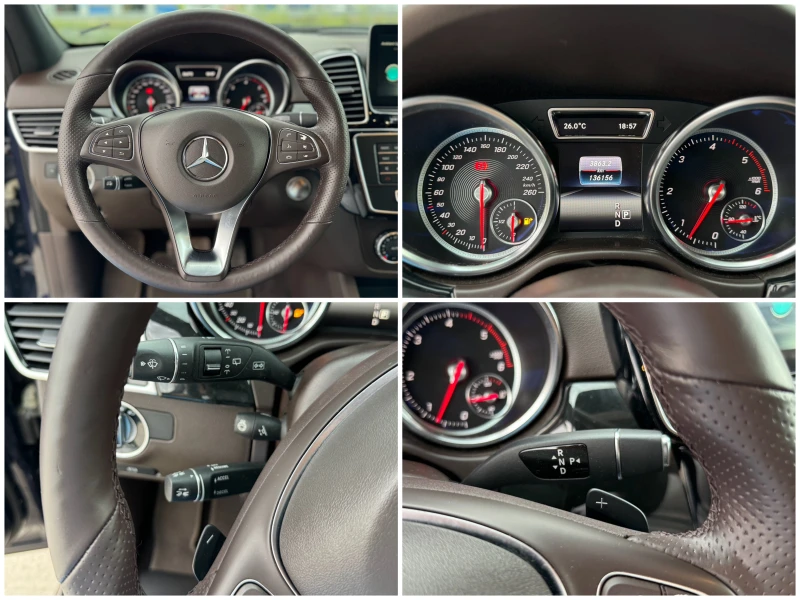 Mercedes-Benz GLE 350 BLUETEC= 4MATIC= AMG= DISTRONIC= ПАНОРАМА= 360* КА, снимка 14 - Автомобили и джипове - 47214481