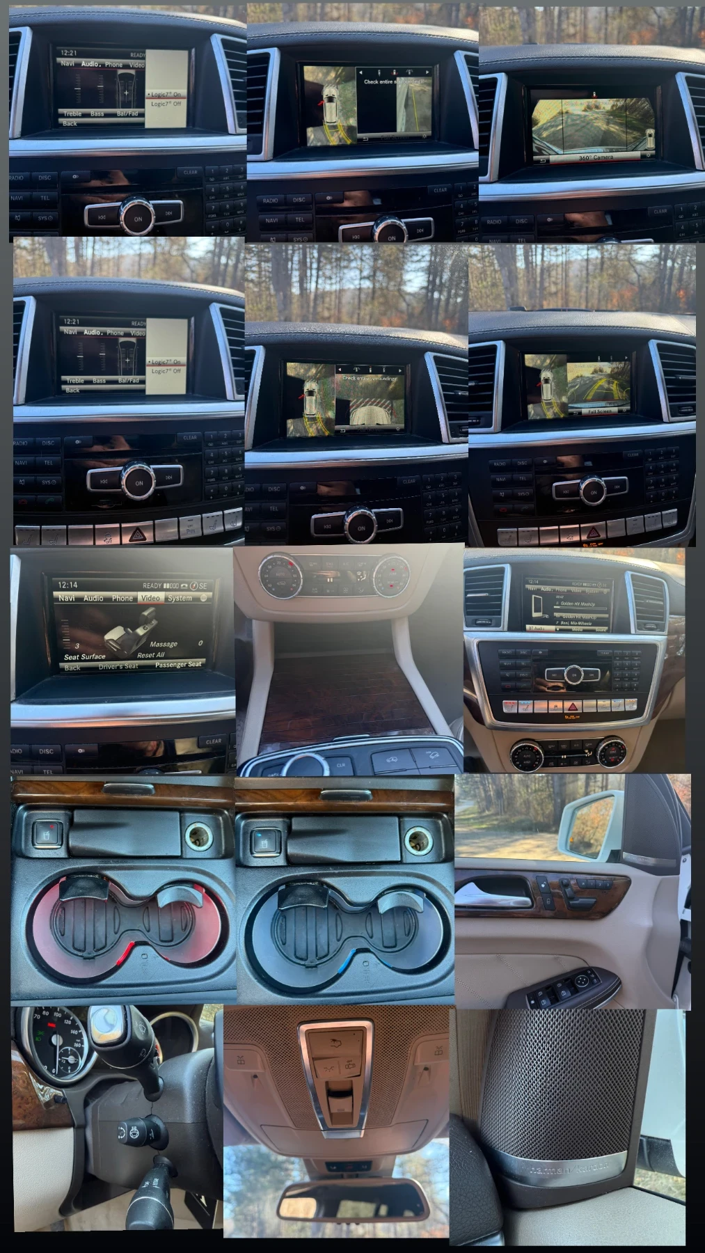 Mercedes-Benz GL 550 AMG 63 Пакет(360 Cam, KEYLESS, Full екстри), снимка 4 - Автомобили и джипове - 54897363
