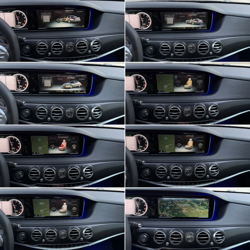 Mercedes-Benz S 350 6.3 AMG/LONG/PANO/NIGHT VISION/3xTV/SOFT CLOSE, снимка 14 - Автомобили и джипове - 52976602