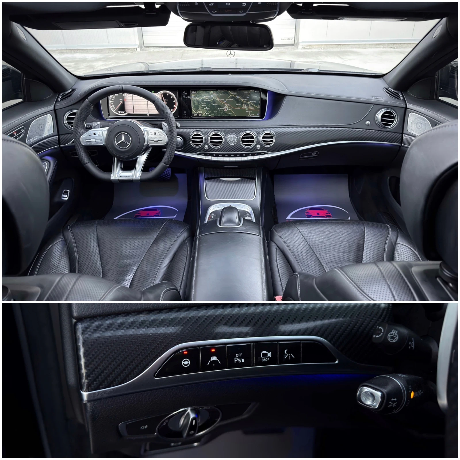 Mercedes-Benz S 350 6.3 AMG/LONG/PANO/NIGHT VISION/3xTV/SOFT CLOSE | Mobile.bg � ����������� 13