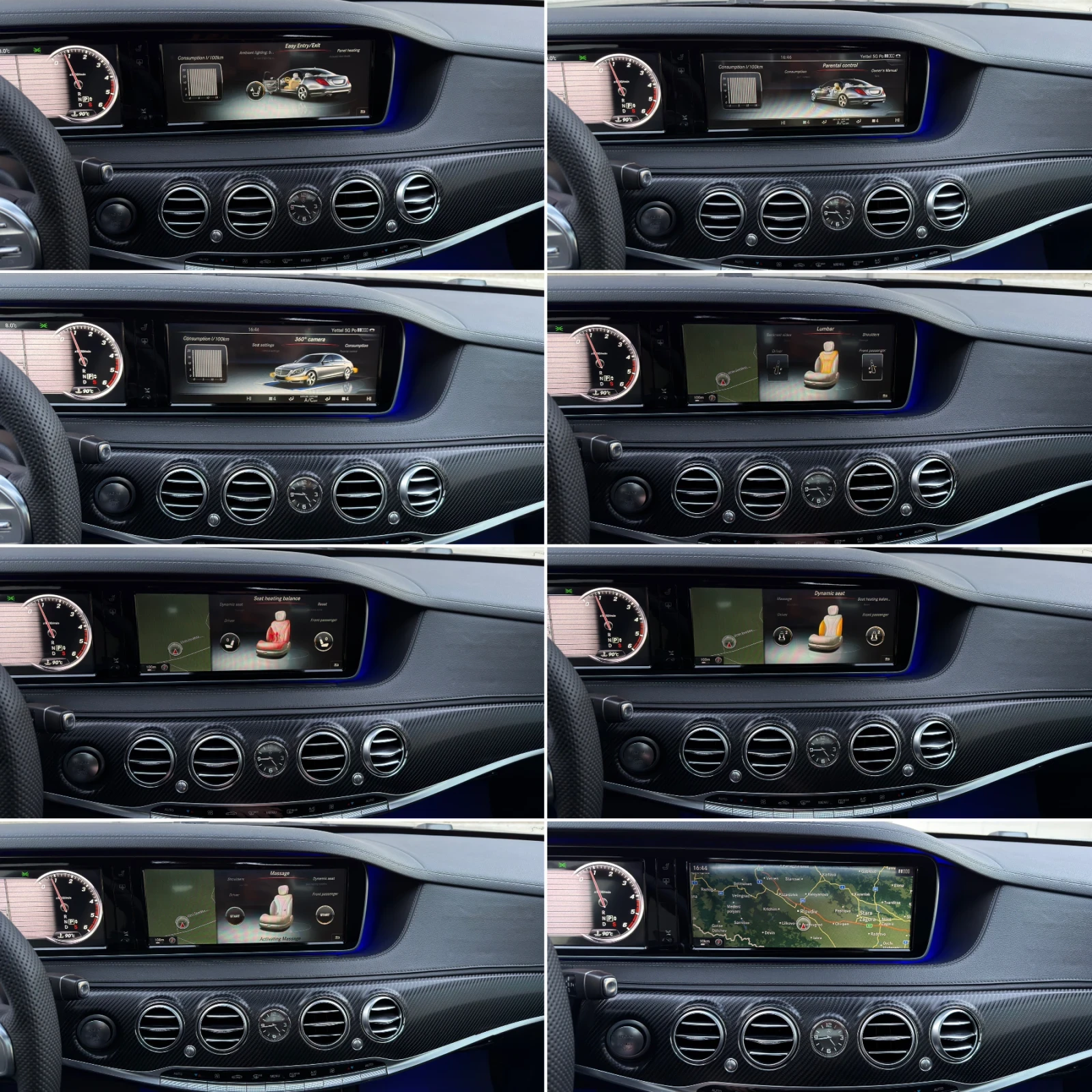 Mercedes-Benz S 350 6.3 AMG/LONG/PANO/NIGHT VISION/3xTV/SOFT CLOSE | Mobile.bg � ����������� 14