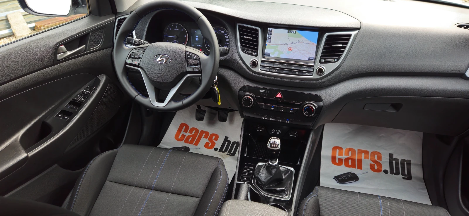 Hyundai Tucson 1, 7CRDi-116kс* 2018г* LED* НАВИ* КАМЕРА* Wi-Fi* Т, снимка 8 - Автомобили и джипове - 54891551