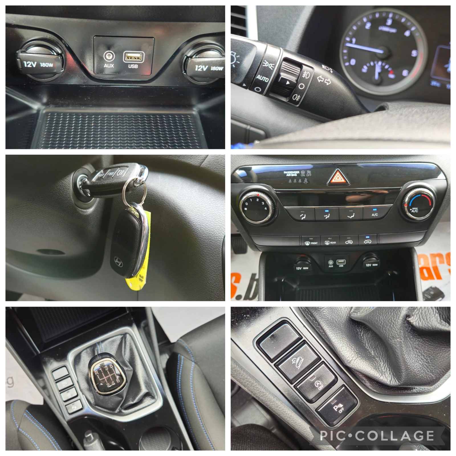 Hyundai Tucson 1, 7CRDi-116kс* 2018г* LED* НАВИ* КАМЕРА* Wi-Fi* Т, снимка 16 - Автомобили и джипове - 54891551