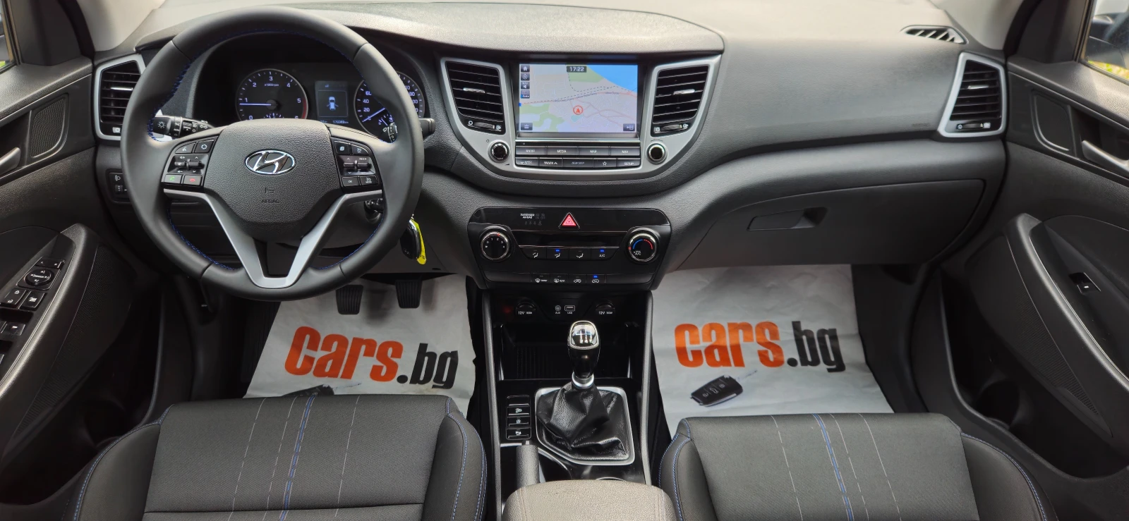 Hyundai Tucson 1, 7CRDi-116kс* 2018г* LED* НАВИ* КАМЕРА* Wi-Fi* Т, снимка 11 - Автомобили и джипове - 54891551