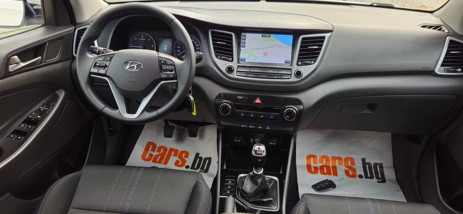 Hyundai Tucson 1, 7CRDi-116kс* 2018г* LED* НАВИ* КАМЕРА* Wi-Fi* Т, снимка 12 - Автомобили и джипове - 54891551