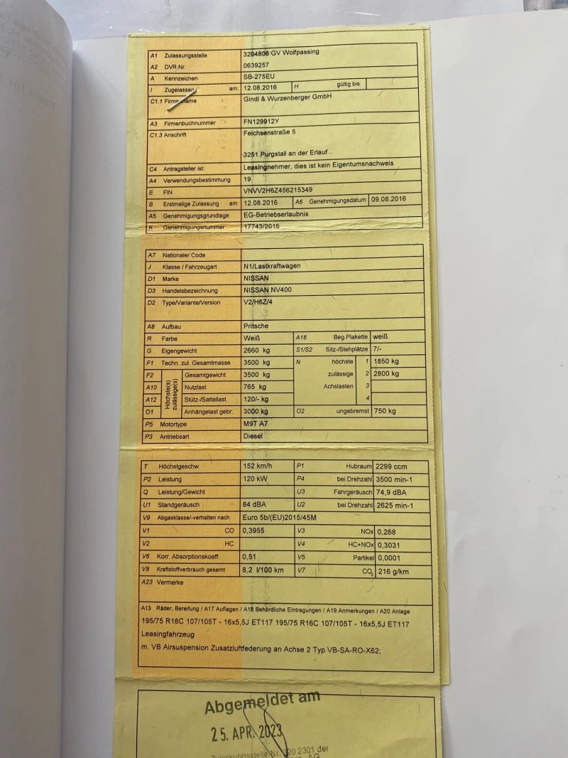 Nissan NV400 2.2 - Двойна кабина 7 местен, снимка 13 - Бусове и автобуси - 40994687