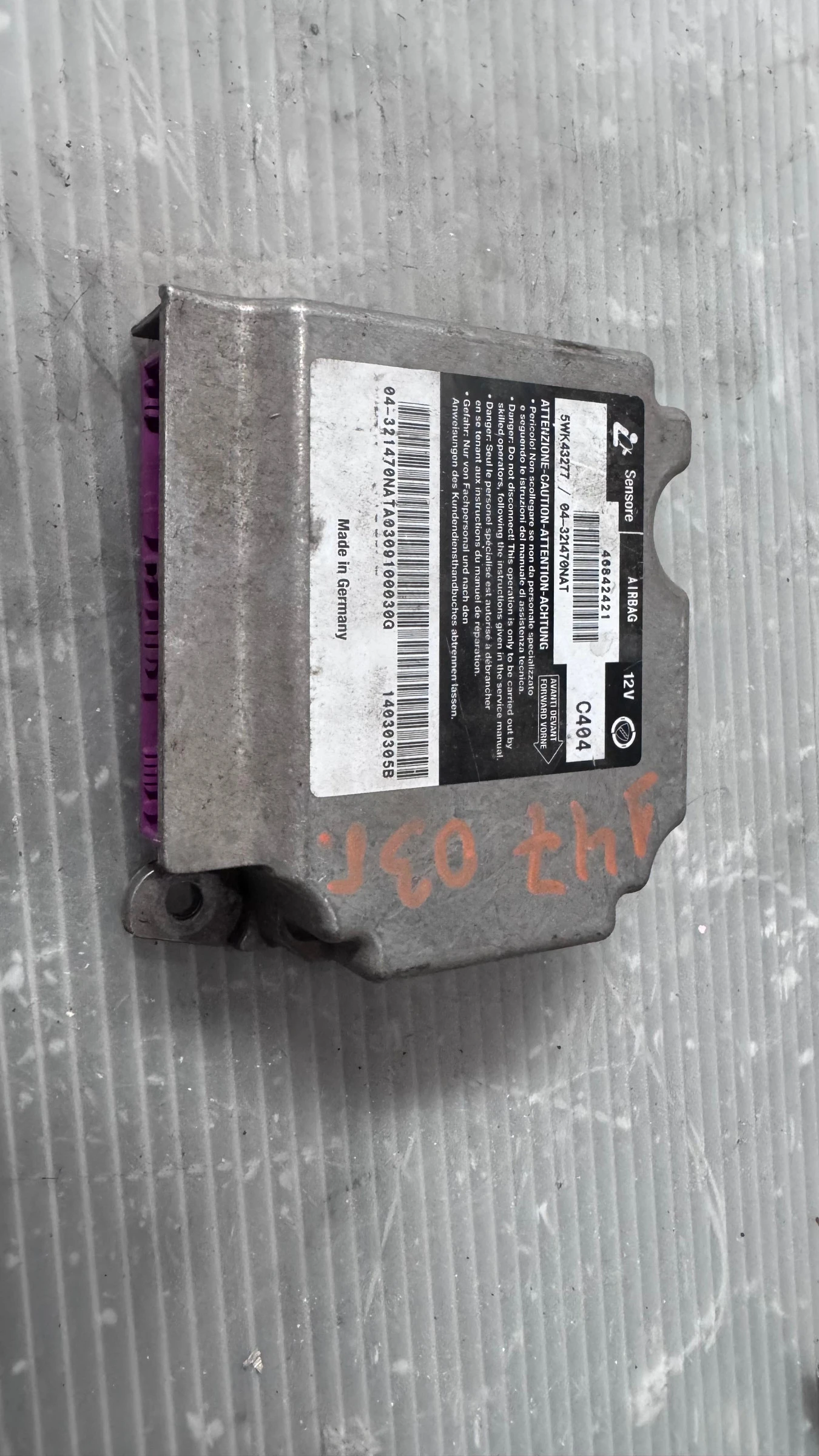 Airbag  /  /  a Alfa Romeo 147 - 46842421 / 5WK43277 | Mobile.bg   1