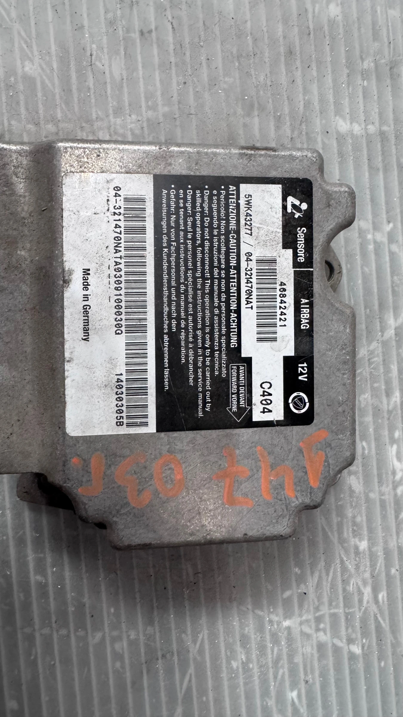 Airbag  /  /  a Alfa Romeo 147 - 46842421 / 5WK43277 | Mobile.bg   2