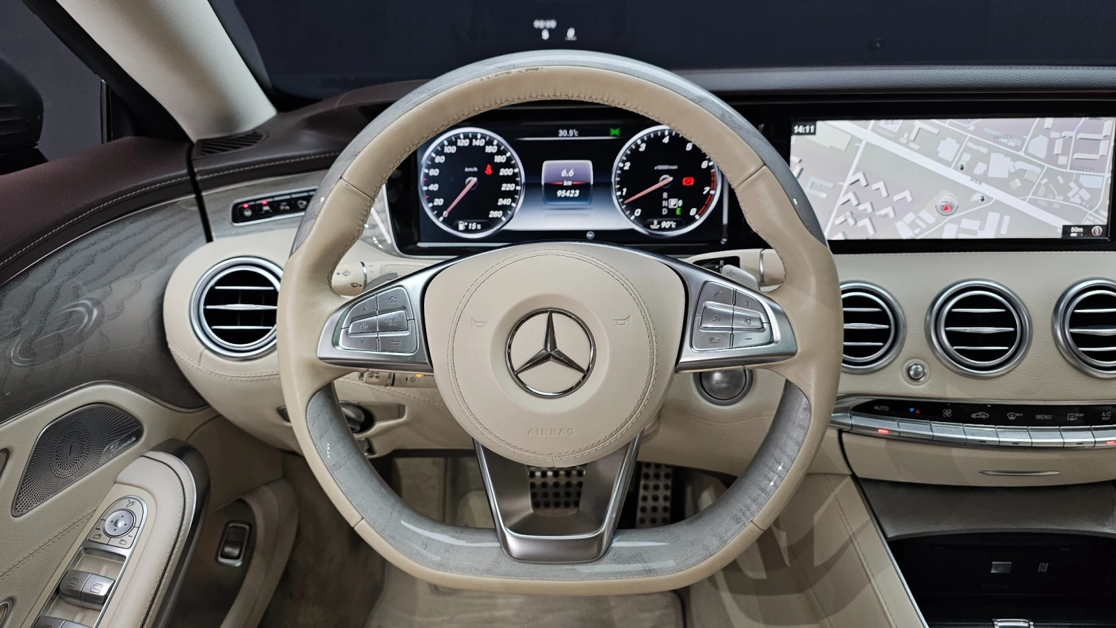 Mercedes-Benz S 400 3.0 V6 Biturbo 4MATIC, FULL, снимка 10 - Автомобили и джипове - 55445723