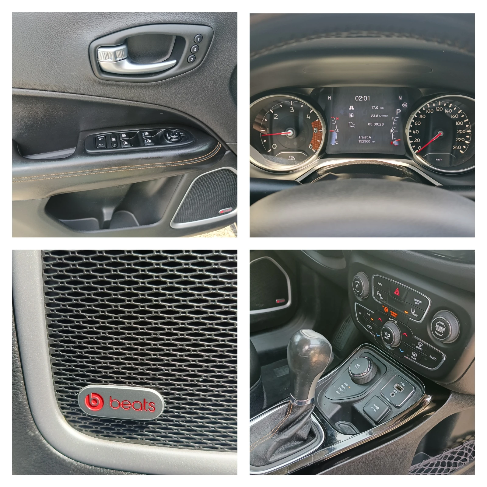 Jeep Compass 2.0 D* 4X4* Автоматик, снимка 17 - Автомобили и джипове - 54262183