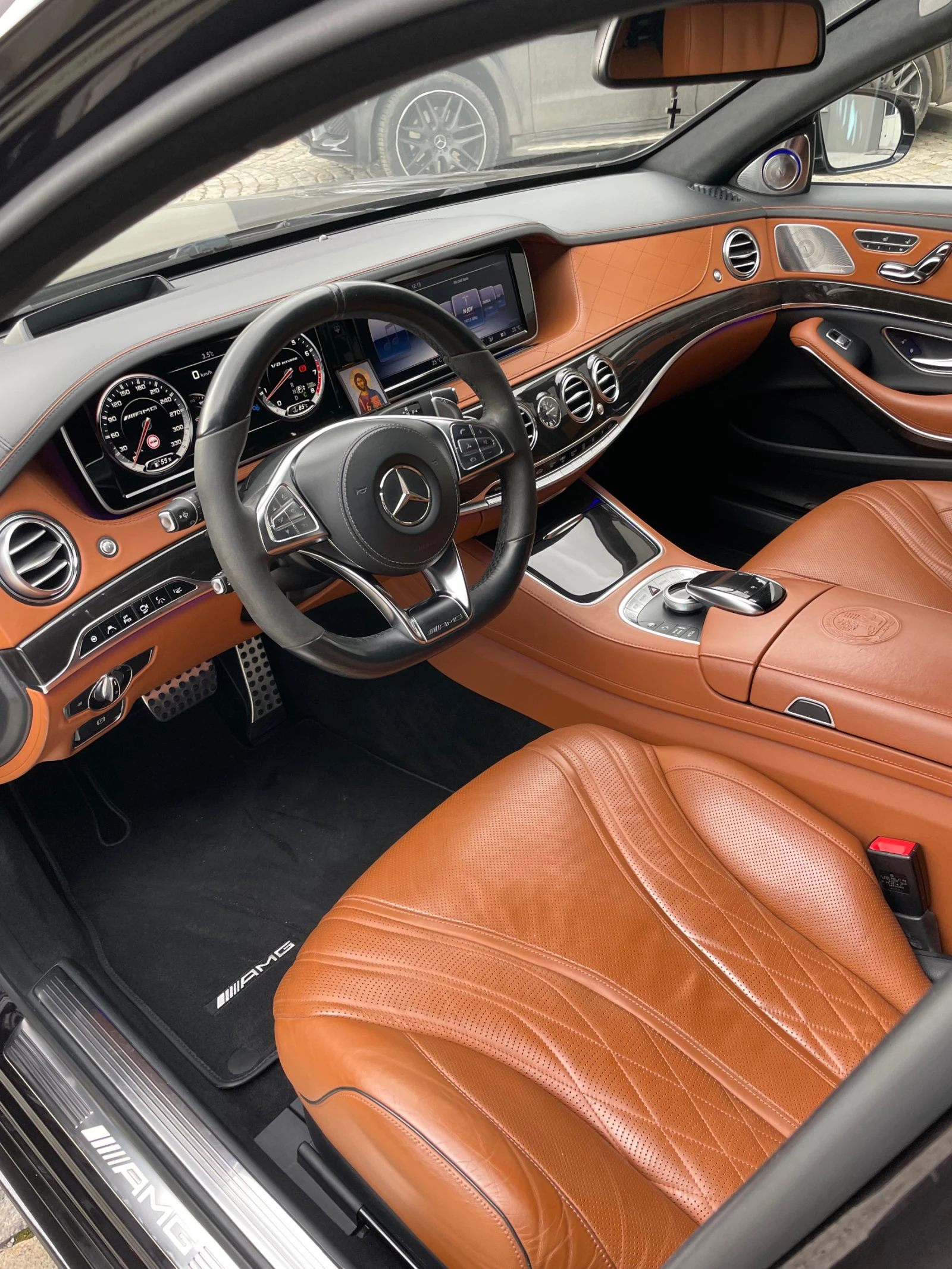 Mercedes-Benz S 63 AMG 4 matik long ceramic  | Mobile.bg — изображение 13