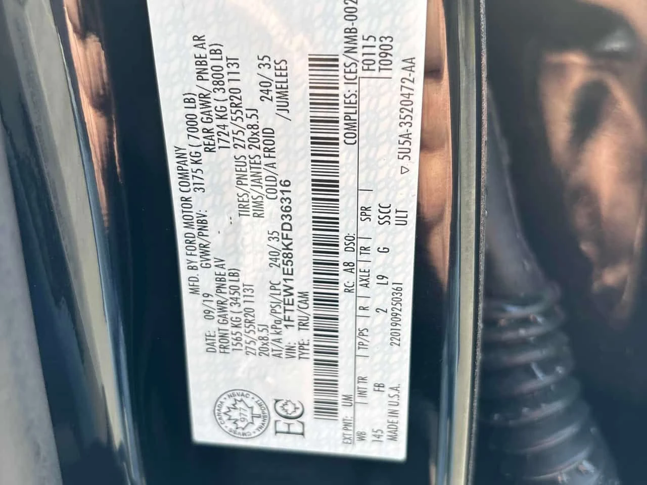 Ford F150 * XLT 4WD SuperCrew 5.5' Box * CARFAX * ЦЕНА Д, снимка 15 - Автомобили и джипове - 53997006