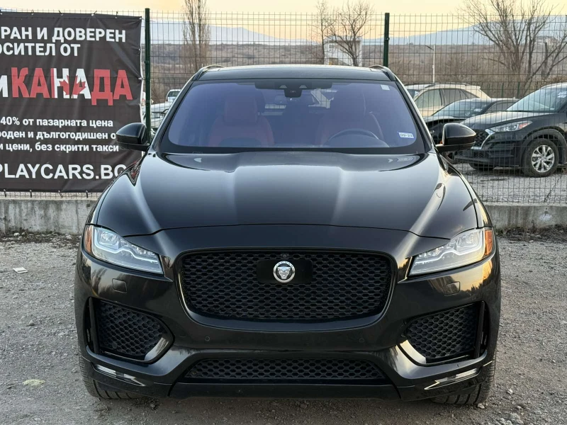 Jaguar F-PACE S-Изпълнение/3.0V6/Панорама/360* Камери/Сер.Истори, снимка 2 - Автомобили и джипове - 51876526