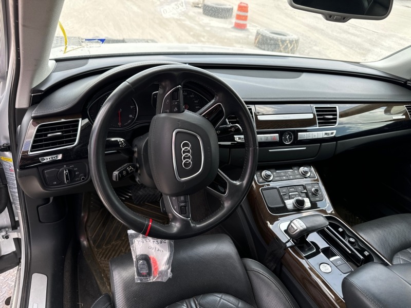 Audi A8 LONG 4.0T/ПОДГРЕВ&ОБДУХВАНЕ/BOSE/QUATTRO, снимка 14 - Автомобили и джипове - 46470452