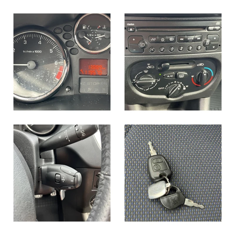 Peugeot 206 PLUS 1.4I 70кс 119 000 км КЛИМАТИК, снимка 13 - Автомобили и джипове - 47044176