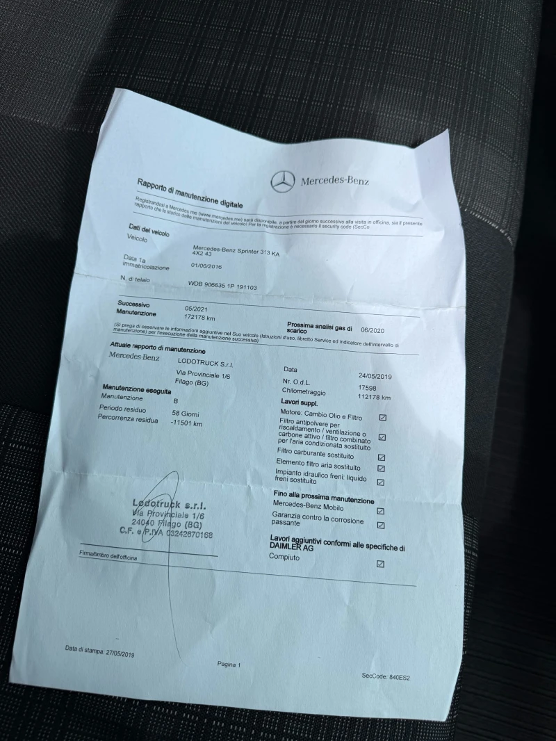 Mercedes-Benz Sprinter 313 CDI Maxi Климатроник , снимка 10 - Бусове и автобуси - 50434086