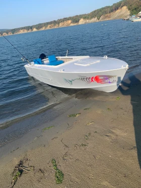 Лодка Собствено производство Алуминиева, снимка 2 - Воден транспорт - 53508957