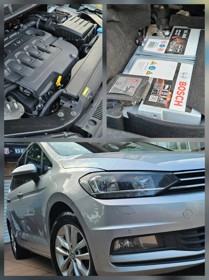 VW Touran Comfortline 1, 6TDI 7 МЕСТЕН, снимка 16 - Автомобили и джипове - 51417779