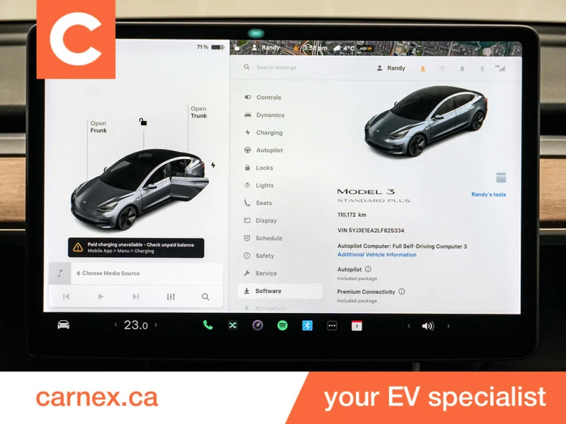 Tesla Model 3 Standard Range* Plus* RWD* АвтоКредит* (ЦЕНА ДО БГ, снимка 9 - Автомобили и джипове - 53264154