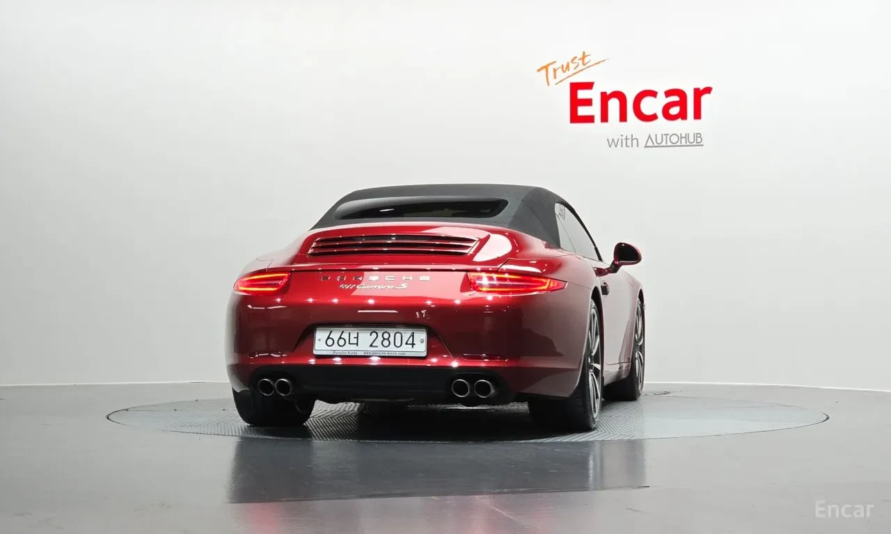 Porsche 911 Carrera S Cabriolet 991 | RUBY RED, снимка 3 - Автомобили и джипове - 55743835