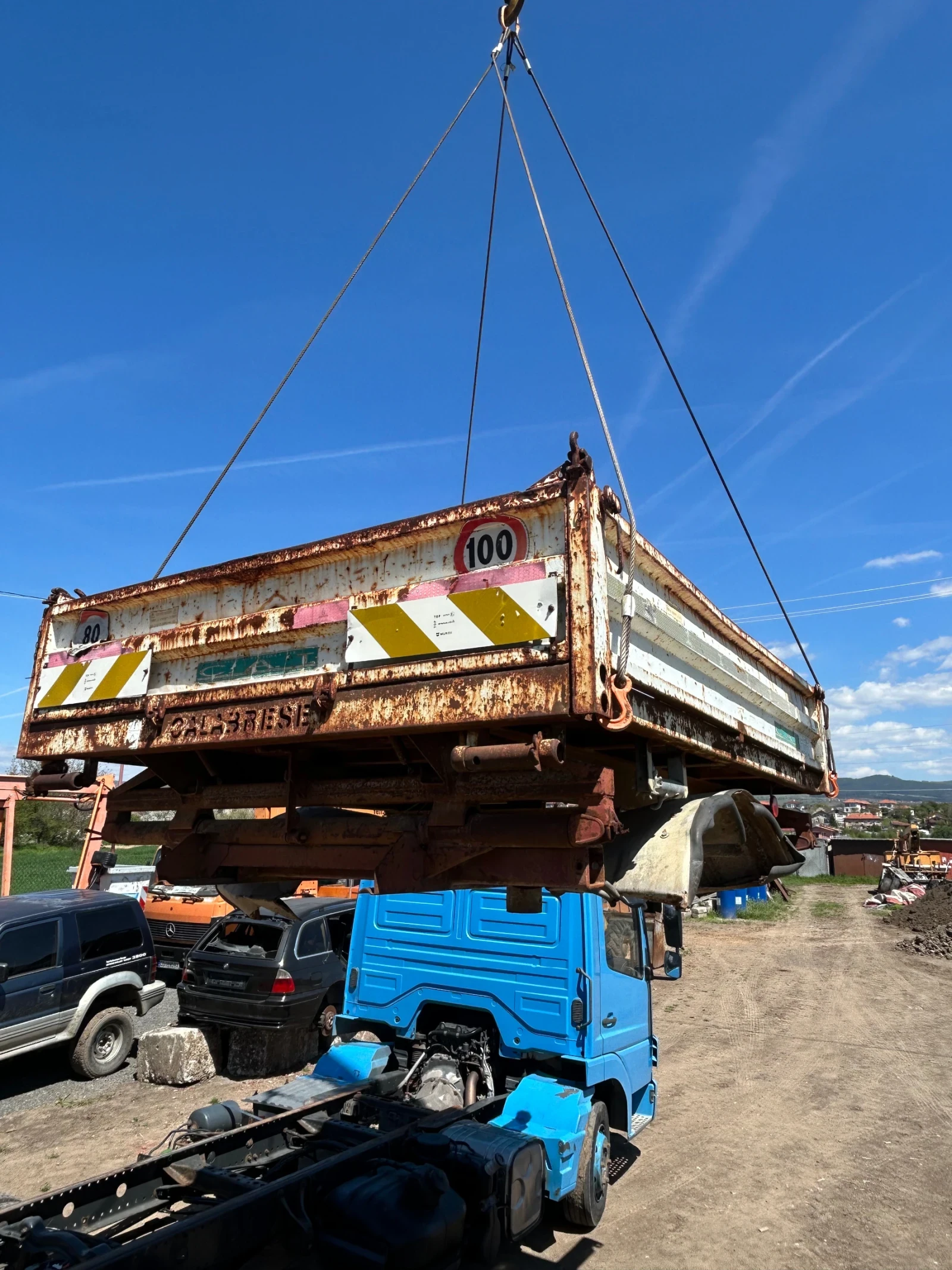 Mercedes-Benz Atego 2броя самосвални уредби, снимка 8 - Камиони - 54383675