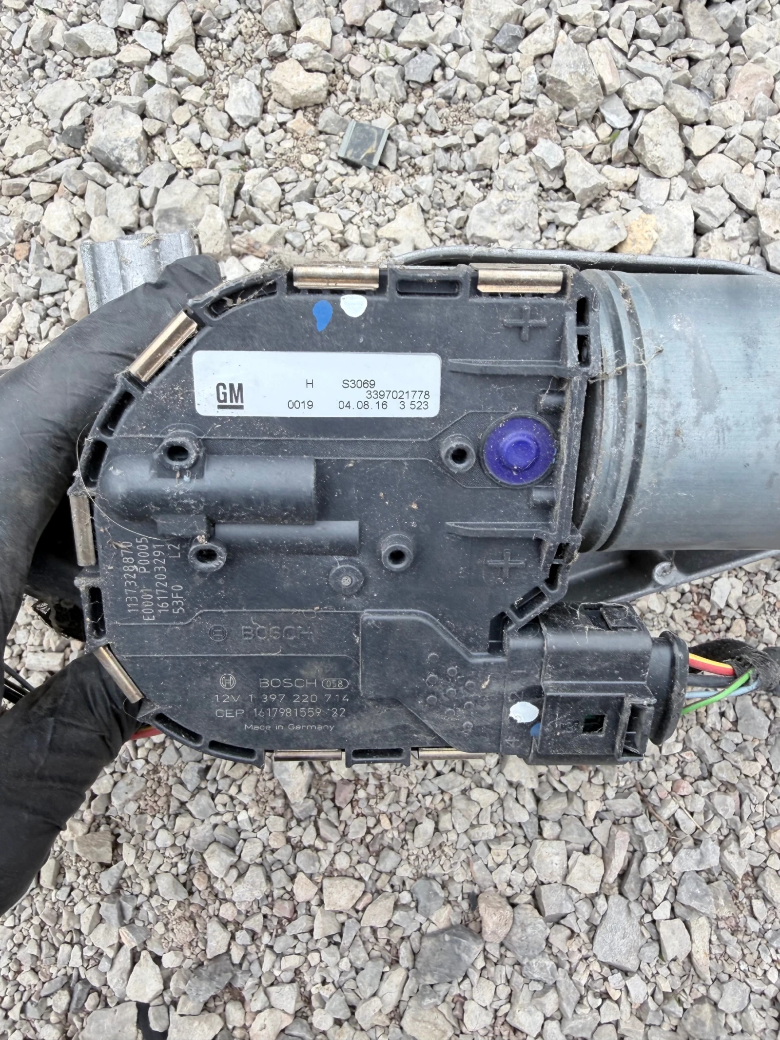 Opel Astra K 2017г  моторче с механизъм за чистачки 3 397 021 778, снимка 4 - Части - 54060289