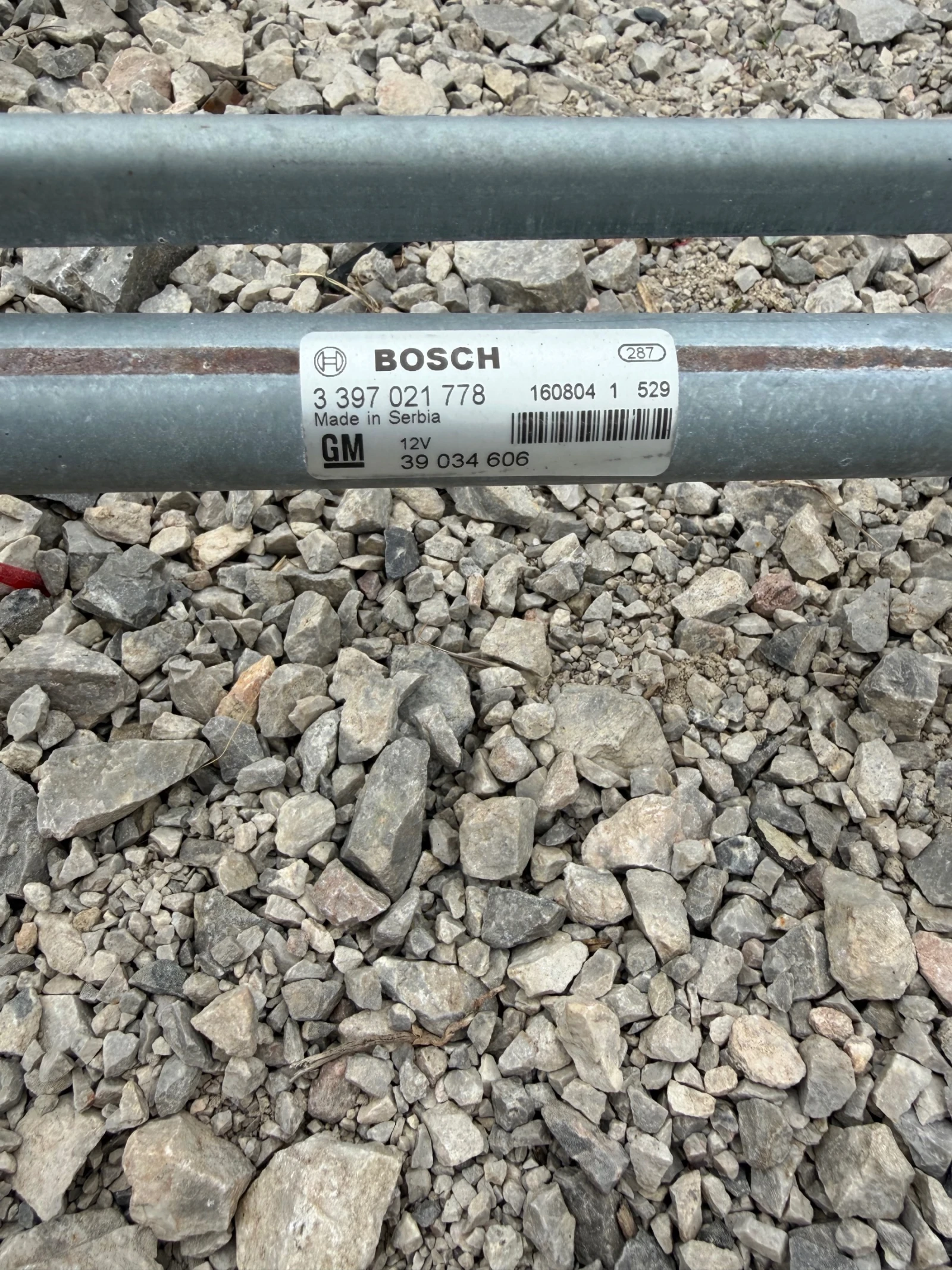 Opel Astra K 2017г  моторче с механизъм за чистачки 3 397 021 778, снимка 3 - Части - 54060289