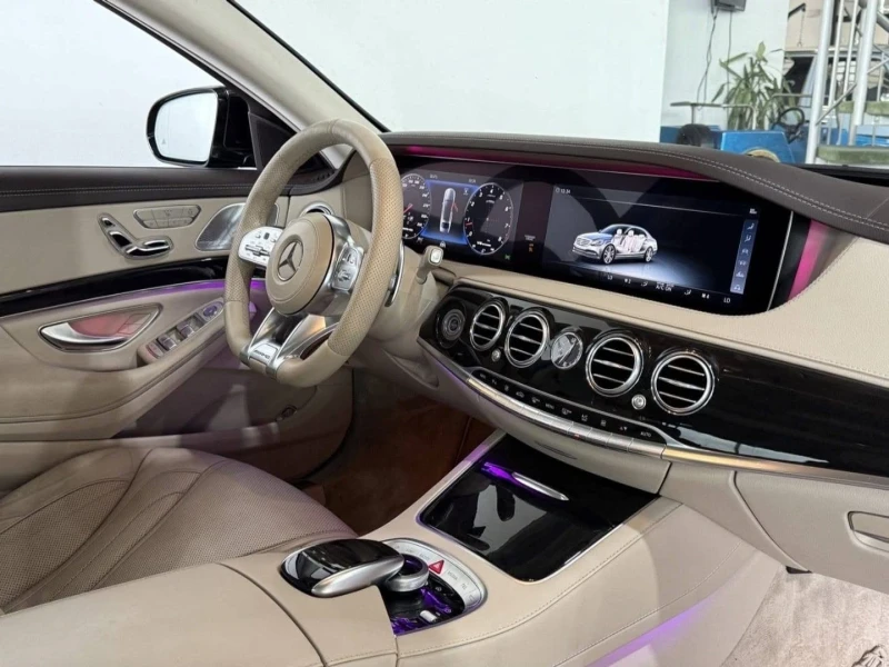Mercedes-Benz S 560 4MATIC LONG FULL AMG LINE 3XTV ПАНО ЛИЗИНГ 100%, снимка 9 - Автомобили и джипове - 53117817