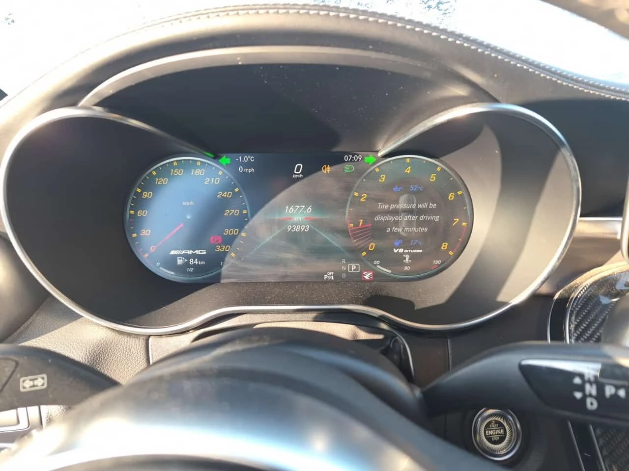 Mercedes-Benz C 63 AMG  S /360/DISTRONIC/3D BUMERSTER , снимка 9 - Автомобили и джипове - 54156562