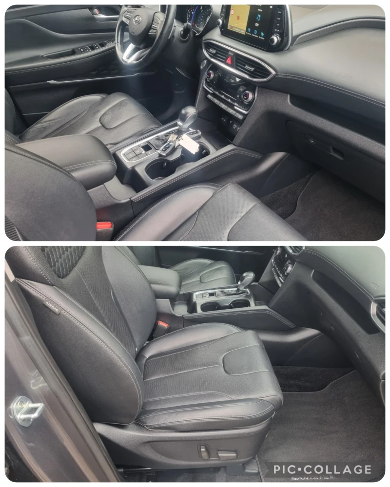 Hyundai Santa fe 2.2  Premium* 4WD* . 7места * ПАНОРАМА* 360камера*, снимка 14 - Автомобили и джипове - 52752366