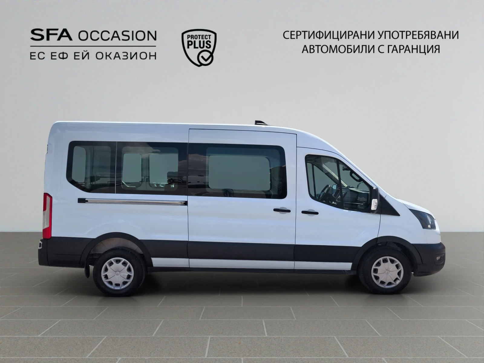 Ford Transit Kombi 8+ 1 места 2.0 Hybrid 130hp E6D//2206R21, снимка 4 - Бусове и автобуси - 55473279