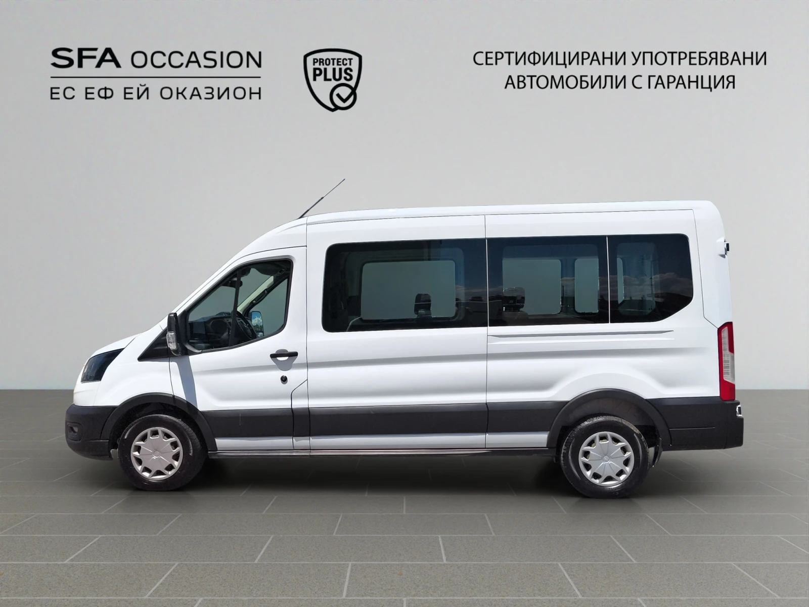 Ford Transit Kombi 8+ 1 места 2.0 Hybrid 130hp E6D//2206R21, снимка 8 - Бусове и автобуси - 55473279