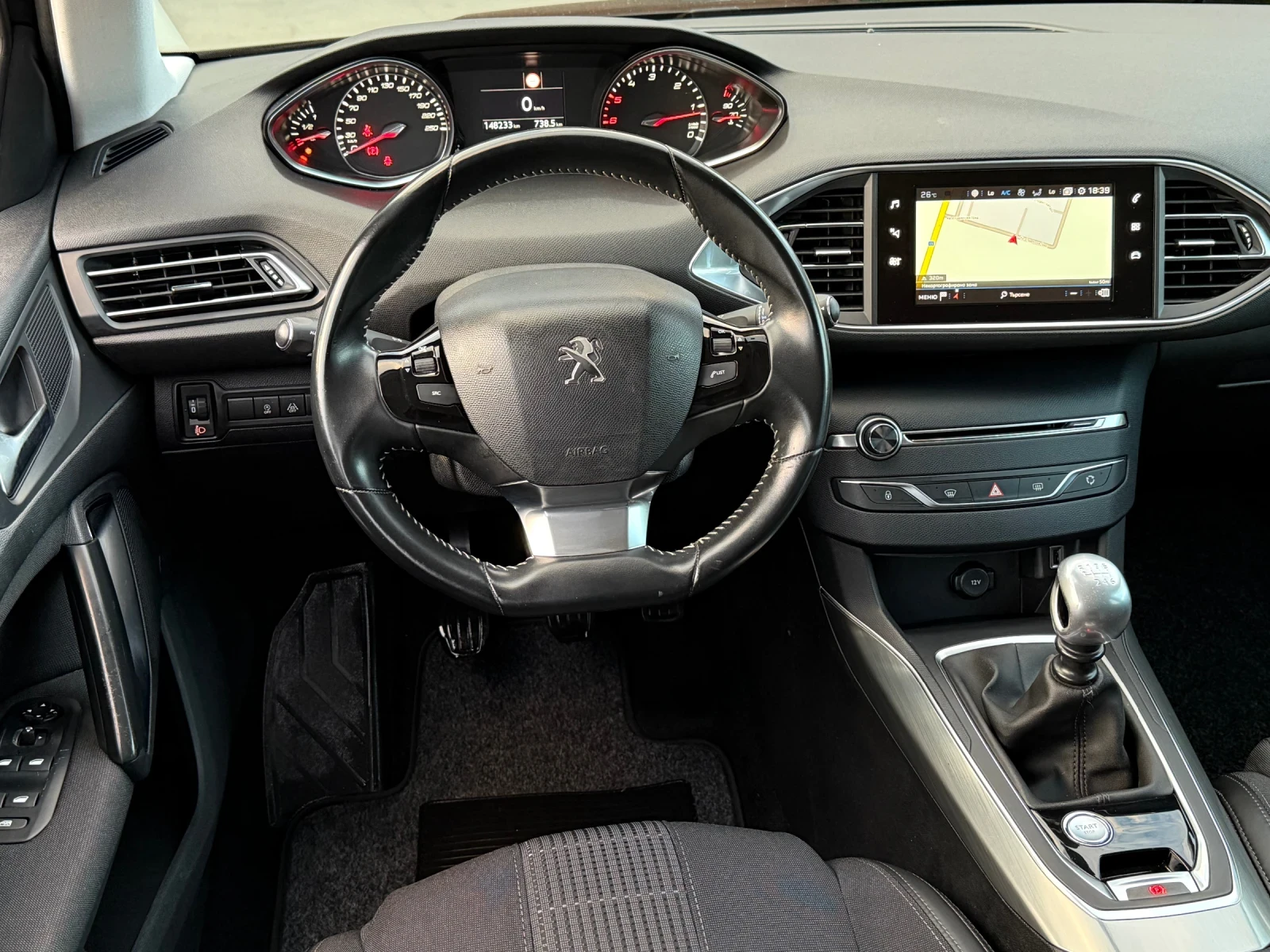 Peugeot 308 1.6HDi 120к.с* Allure* * Навигация* * Euro-6B*  - изображение 10