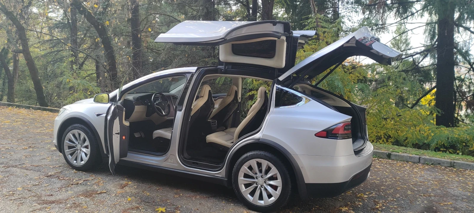 Tesla Model X P100, снимка 8 - Автомобили и джипове - 54134690