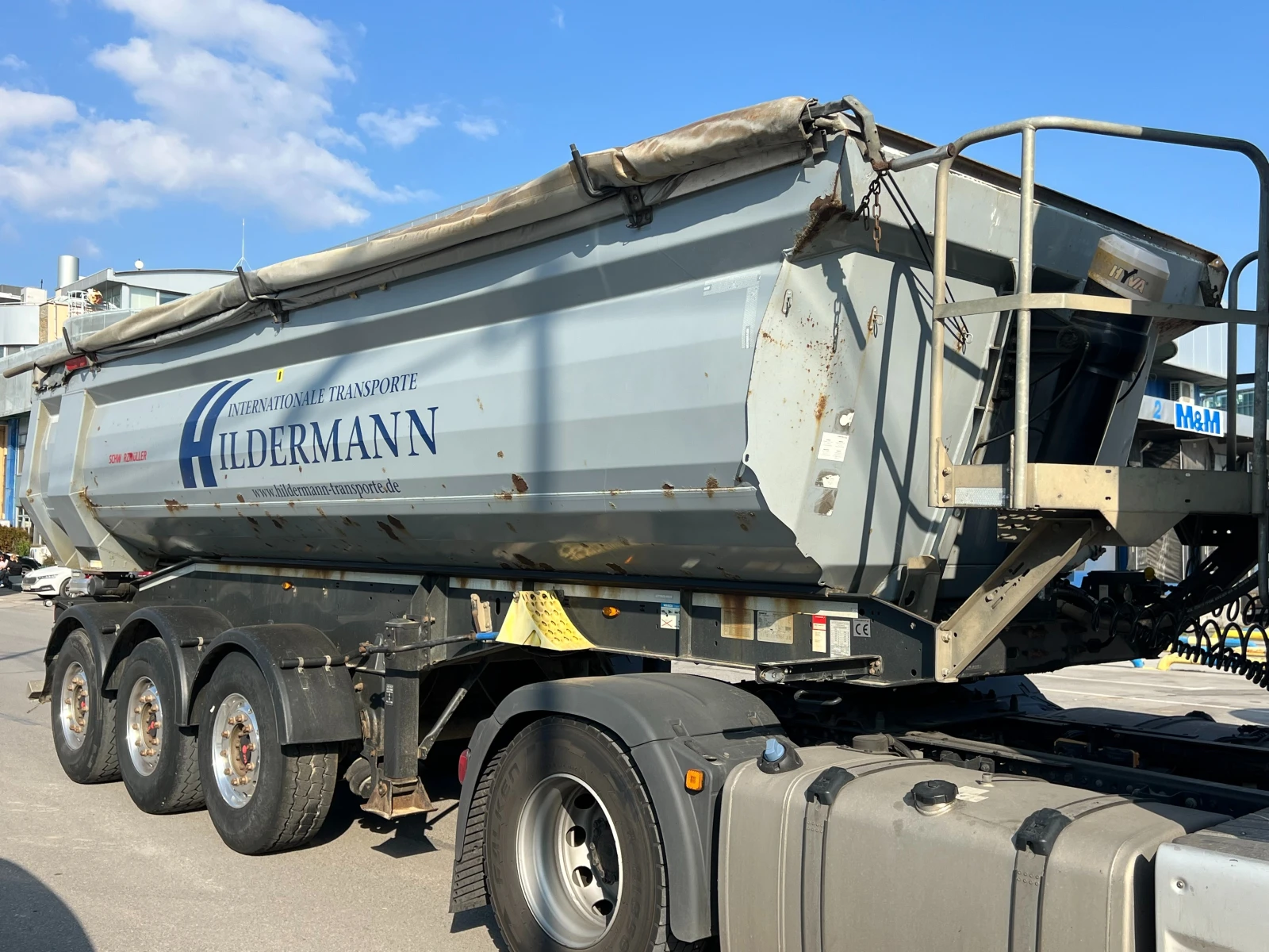 Полуремарке Schwarzmuller 6050кг, 25м3, ALCOA, боге, снимка 5 - Ремаркета - 53736309