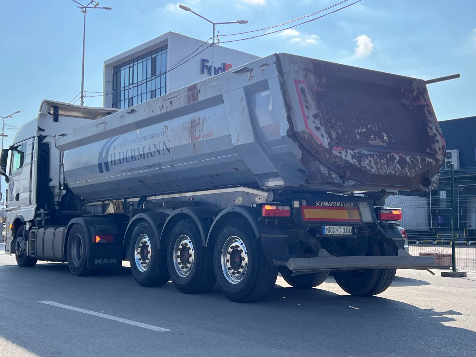 Полуремарке Schwarzmuller 6050кг, 25м3, ALCOA, боге, снимка 6 - Ремаркета - 53736309