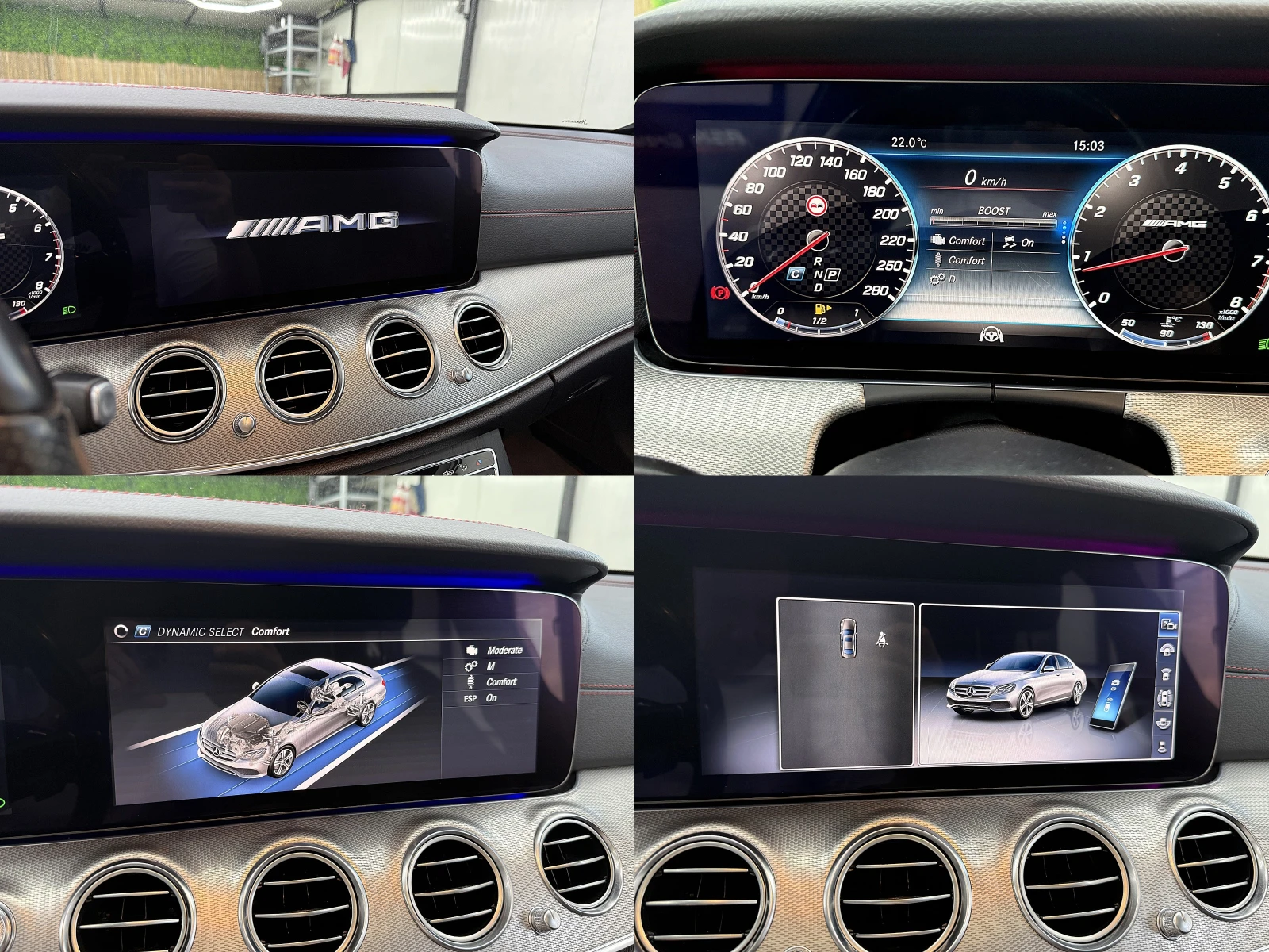 Mercedes-Benz E 43 AMG 4-Matic/KeylessGo/360-k/������� ��������� ������ | Mobile.bg � ����������� 8