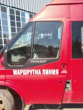 Предна врата лява шофьорска втора употреба за Форд Транзит 2006-14, снимка 4