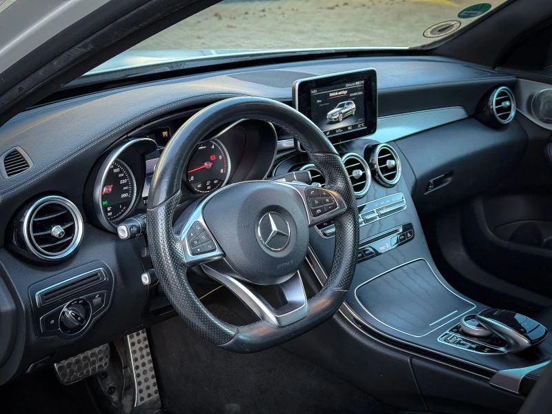 Mercedes-Benz C 220 D* AMGLINE* MEMORY* ЛИЗИНГ, снимка 7 - Автомобили и джипове - 52943297