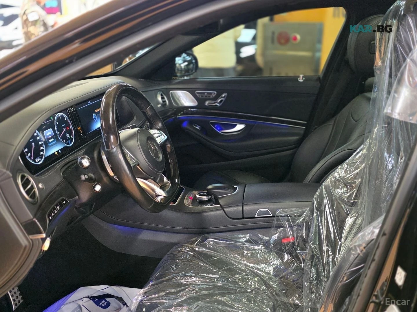 Mercedes-Benz S 350 4MATIC* AMG* КОЖА* ПОДГРЕВ* ОБДУХВ* BURMASTER* PAN, снимка 9 - Автомобили и джипове - 56025694