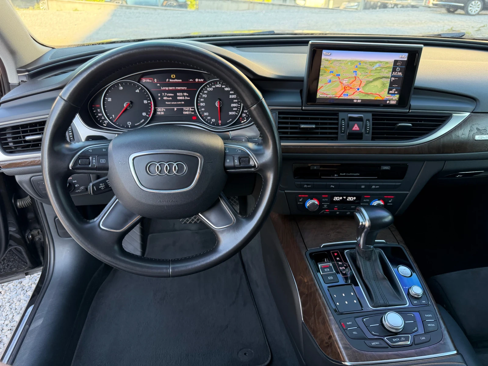 Audi A6 3.0 TDI Quattro LED Kamera , снимка 12 - Автомобили и джипове - 55193633