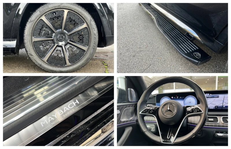Mercedes-Benz GLS 600 MAYBACH/NIGHT SERIES/BURM 4D/TV/HEAD UP/PANO/360/, снимка 17 - Автомобили и джипове - 52199728